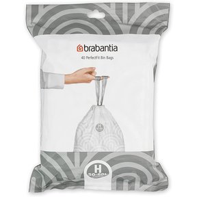 Sacs poubelle PerfectFit code H (50-60 litres), 40 sacs