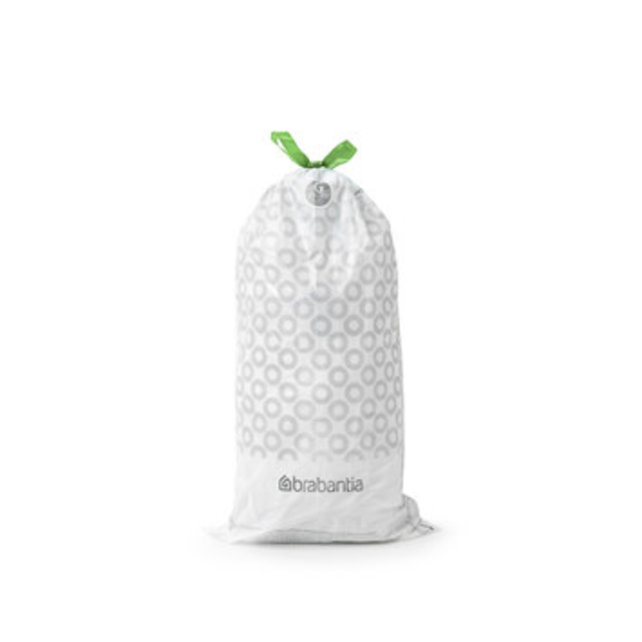 Brabantia Perfect Fit Beutel, Code G, 23–30 l, 20 Beutel pro Rolle – Weiß