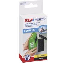 Tesa Aan/Uit Tape 1M:20mm Zwart