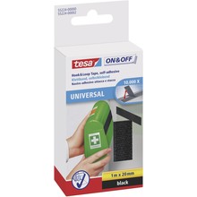 Tesa On/Off Tape 1M:20mm Schwarz