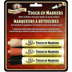 Marqueur de retouche pour bois - 3 couleurs