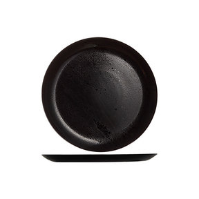 Assiette Plate Diana Noir 25cm P6