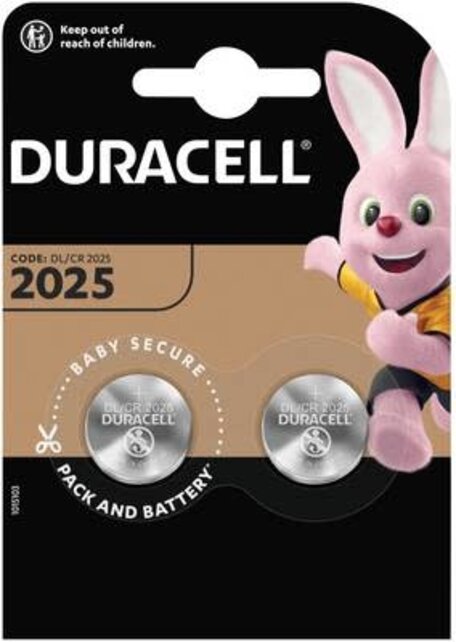 Duracell Knoopcel  CR2025 P2