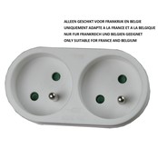 Stekker Duo Verloop+A Speld