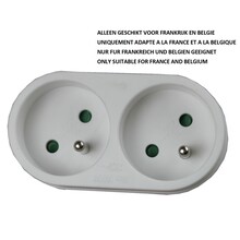 Stekker Duo Verloop+A Pin