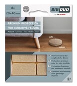 Patins en feutre Fix-o-moll Big Duo (8pcs) 20x40mm