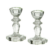 Paldinox Paire de Bougeoirs en Verre