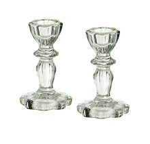 Paldinox Paire de Bougeoirs en Verre