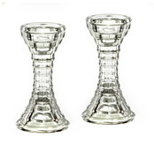 Paldinox Paar Glaskerzenhalter 14,5 cm