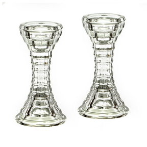 Paldinox Paar Glaskerzenhalter 14,5 cm