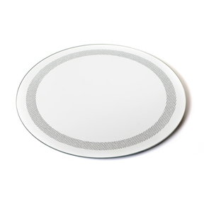 Mirror Tray With Silver Ø35cm