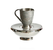 Paldinox Mayim Acronim S/S Silver Plated Cup Bowl/Silver Glitter