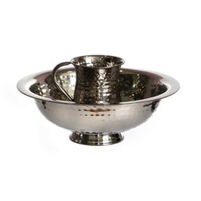 Paldinox Wash & Cup Bowl Set - Plaqué Argent