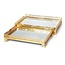 Paldinox Paldinox Set of 2 Mirror Trays - Gold Plated