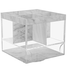 Silverware Caddy Square Marble