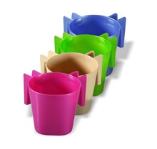 Gobelet de lavage en plastique pour enfants, 9 cm, couleurs assorties