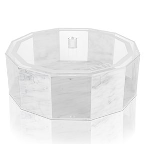 Lucite Matzah Box - Hexagon