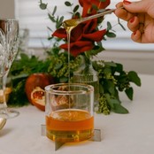 Waterdale Honingschaal Metaal Luciet Goud