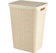 Curver Jute Wasbox Weiß 56L