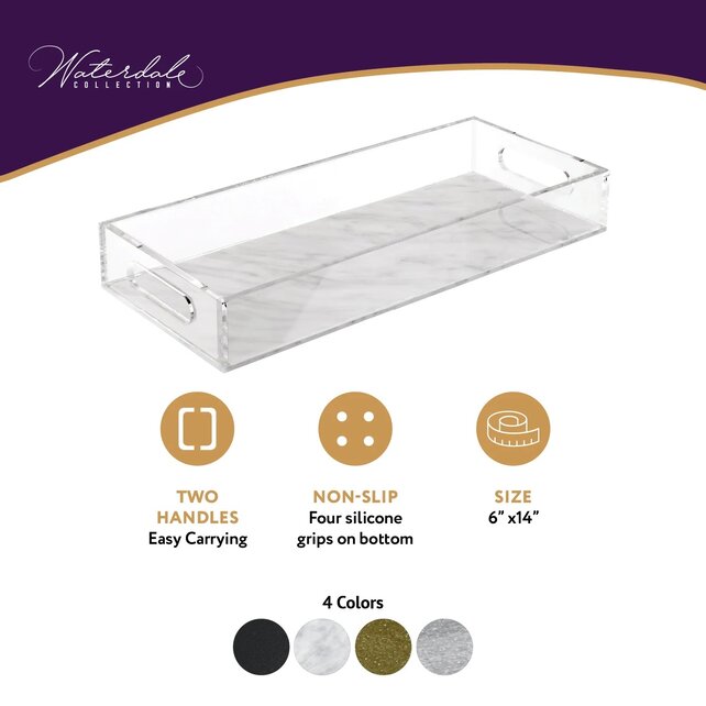 Plateau polyvalent classique Waterdale Lucite