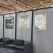 Waterdale Vesamachta Bechagecha Vinyl Sukkah Decoration - 40x50cm