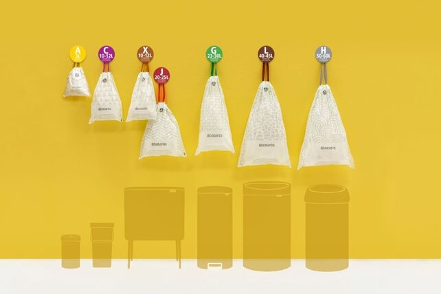 Brabantia PerfectFit Bin Bags Code H (50-60L), 10 Bags