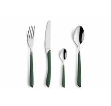 Eclat Cutlery Set - 24 pcs - Forest Green