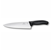 Victorinox Fibrox CVleesmes - Extra Breed - Swiss Classic -  Lemmet 20 cm - Zwart