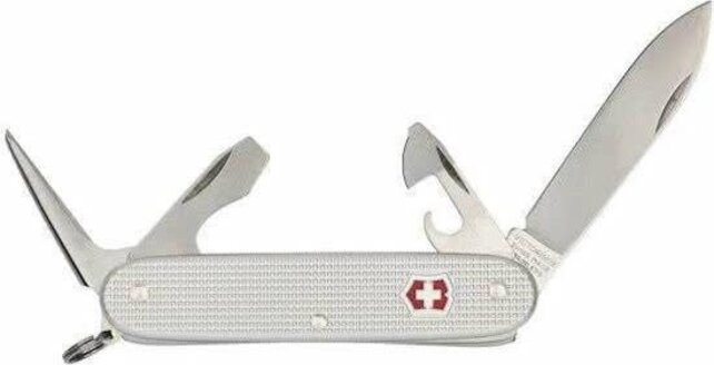 Victorinox Pioneer Striped - 0.8201.26 Swiss Pocket Knife - 8 Functions