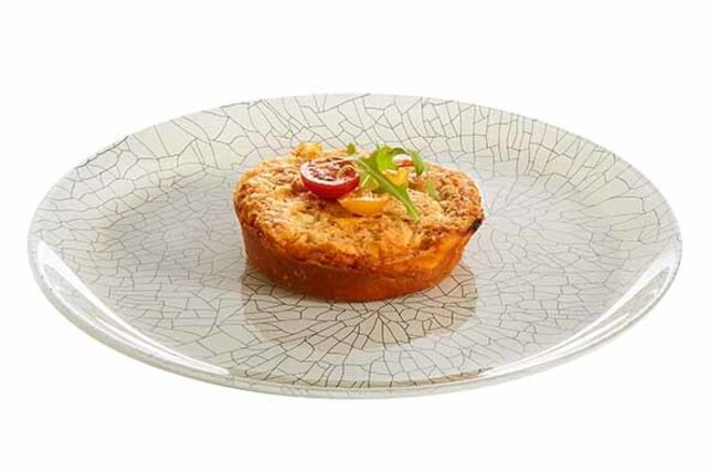 Mindy Beige Dinner Bord Ø26 - Pak van 6