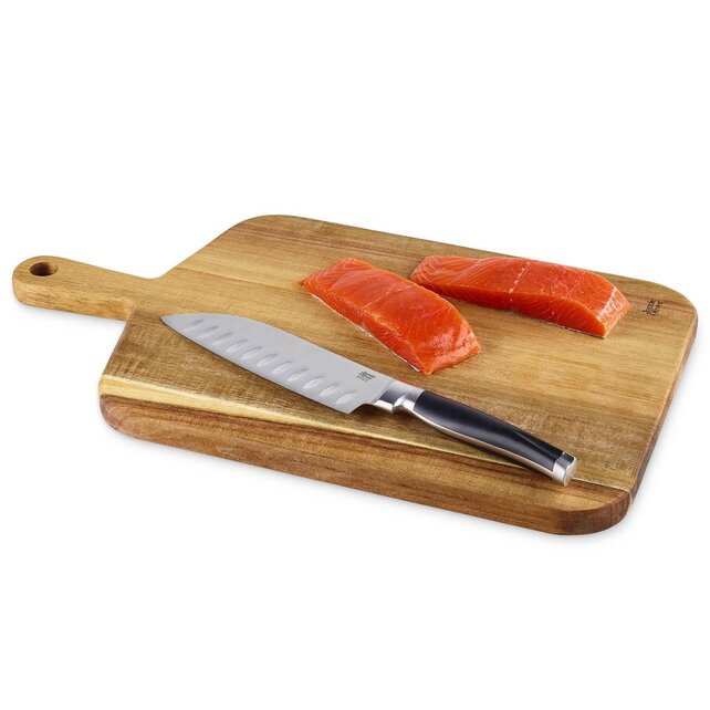 Planche à découper en bois d'acacia massif Jamie Oliver moyenne 46x27 cm
