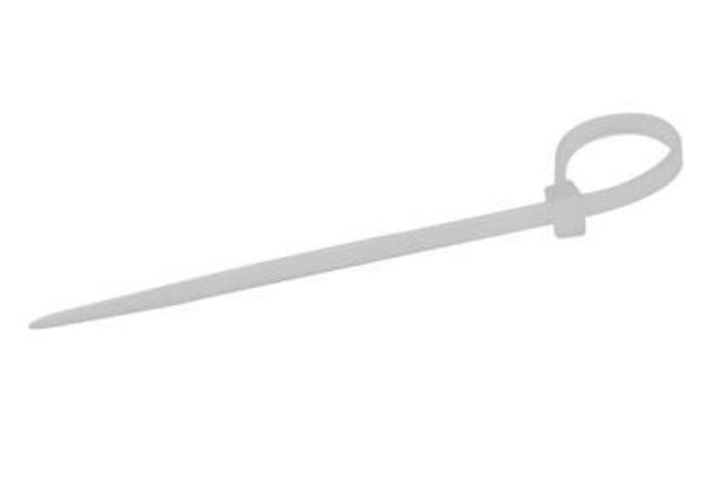 Jeu de serre-câbles 140 mm x 3,5 mm blanc