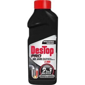 Destop Pro Gel Javel - Vloeibaar Bleekmiddel Gel Ontstopper 500ml