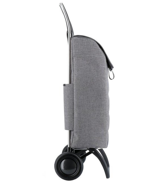 Rolser Jolie Tweed Einkaufstrolley mit 2 Rädern, Grau