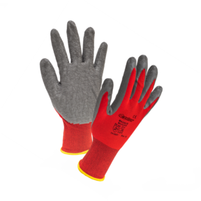 Gartenhandschuhe Latex Extra Grip Rot