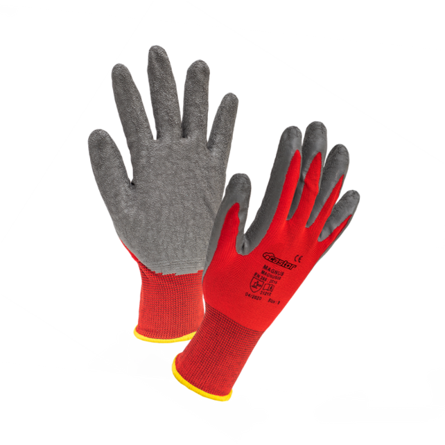 Gartenhandschuhe Latex Extra Grip - Rot M