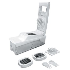 Vegetable Slicer with Collecting Bin
