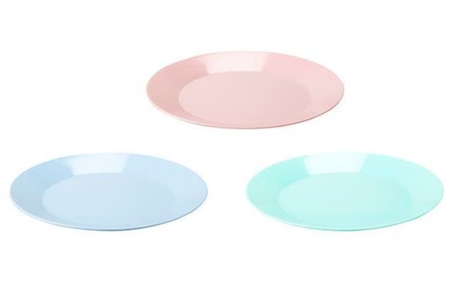 Hega Pastellteller Ø17 cm – 4er-Set