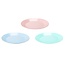 Hega Pastel Borden Ø17 cm - Set van 4