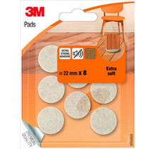 3M  Viltglijders Gemaakt Van Extra Zachte Wol Beige 22mm P8