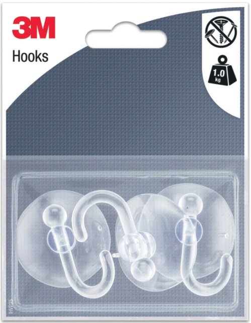 3M Zuighaak Transparent