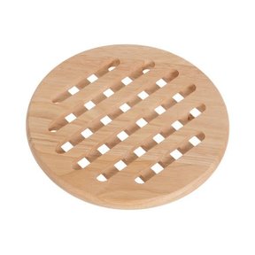 Trivet Rubberwood Round - Ø19,5 x h1,5cm