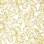 Ambiente Napkins Baroque Gold/White