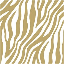 Ambiente Servietten Zebrastreifen Gold