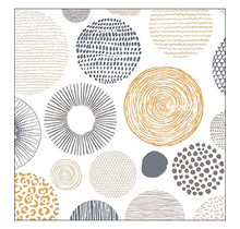 Serviettes Ambiente Cercles textures