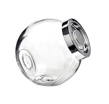 Bormioli Pandora Candy Pot Transp. Silberner Deckel