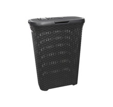Curver Natural Style Washbox Anthracite With Lid - 40L