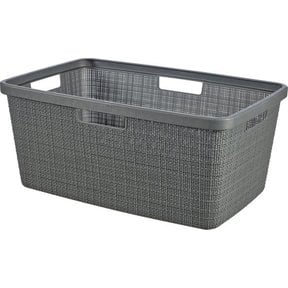 Jute Laundry Box 46L - Grey