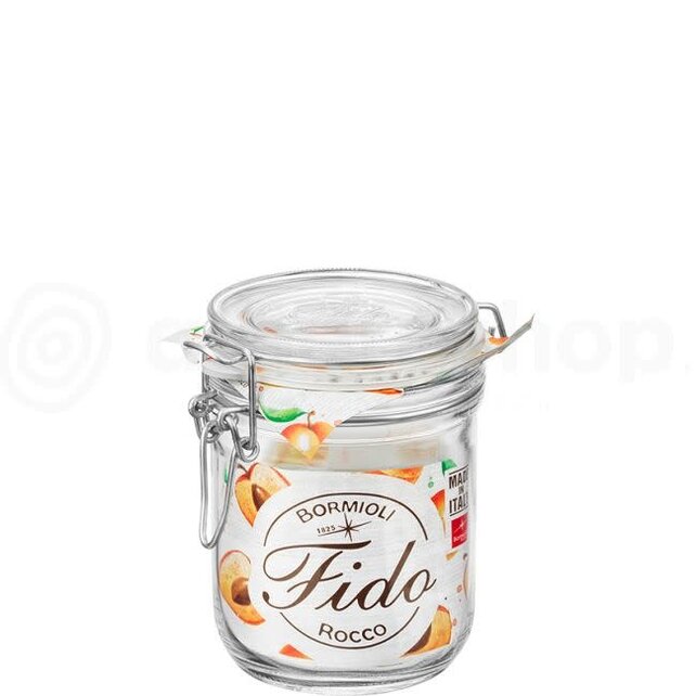 Bocal en verre rond Bormioli Boîte de conservation à fermeture hermétique 50 cl