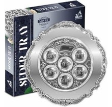 Versilbertes Seder-Tablett